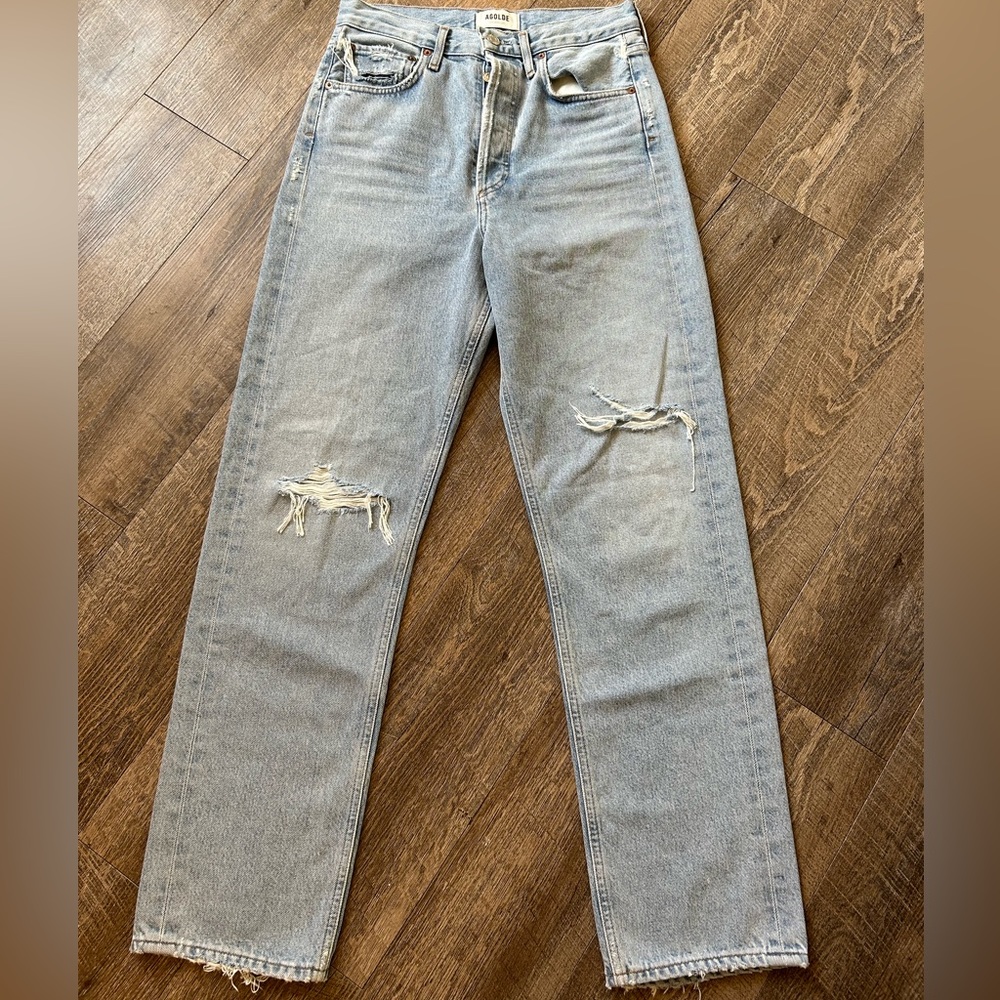 Agolde 90s mid rise loose fit straight jeans